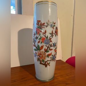 Vtg Art glass vase